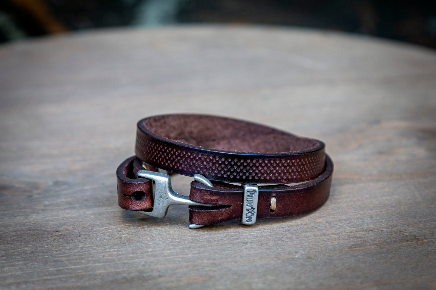 Men's leather bracelet 1604