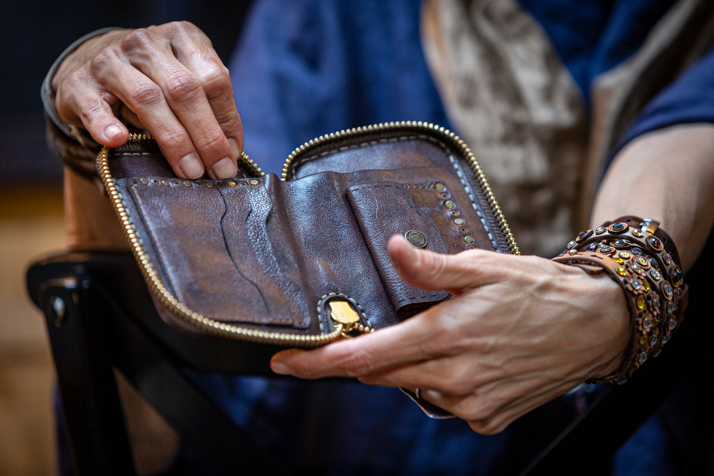 Women's genuine leather purse FENICE