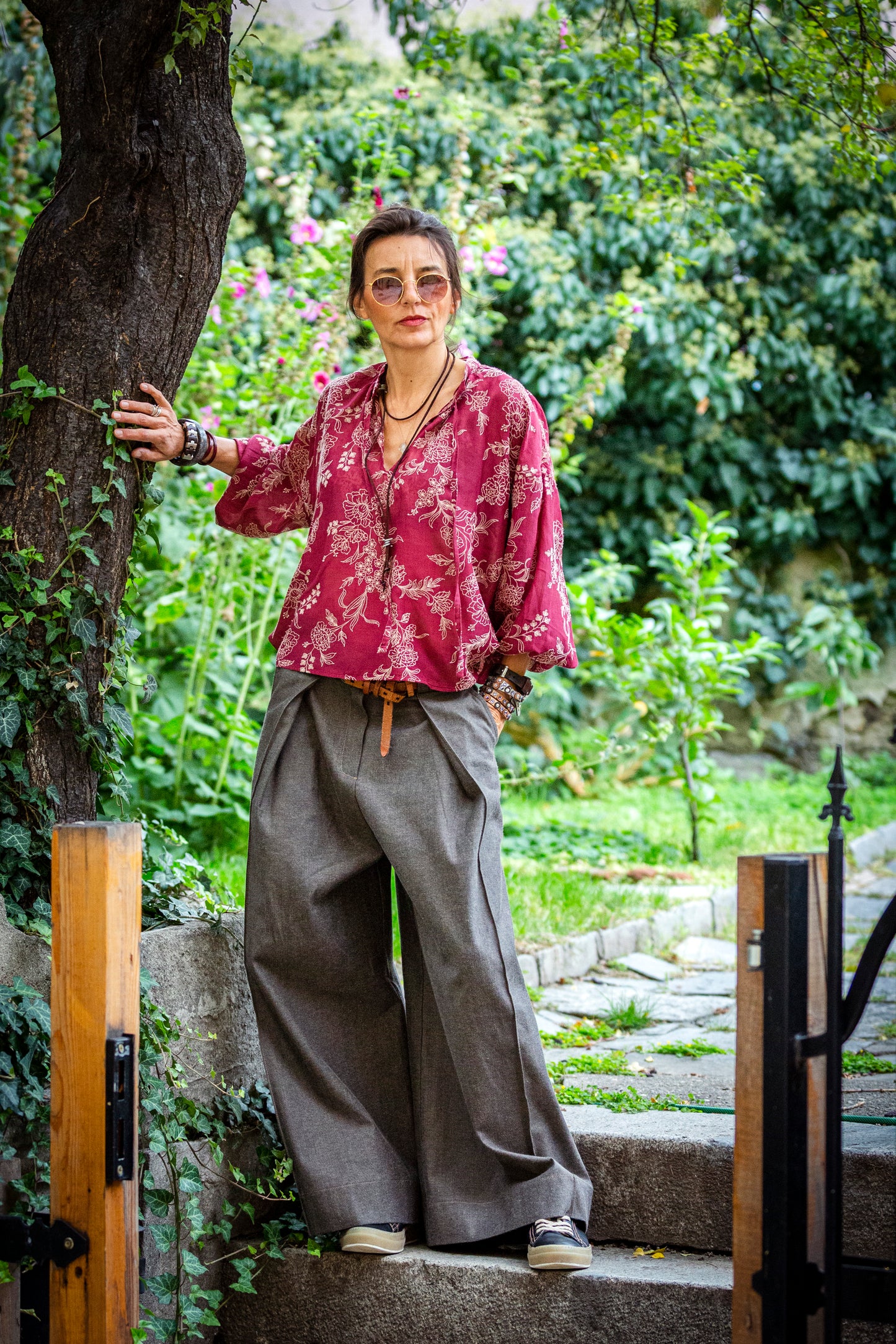 Pants - black from cold wool. We make it according to individual sizes.