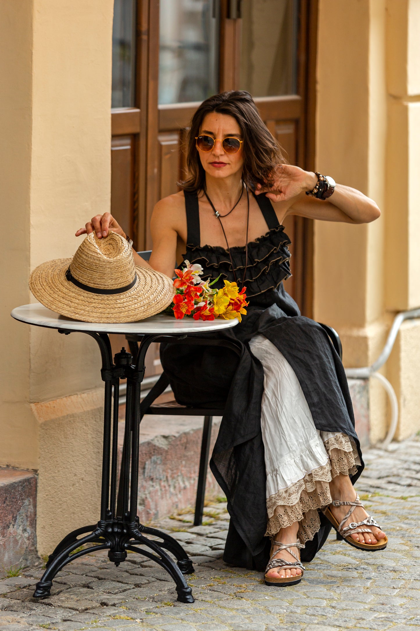 CLOE Genuine leather sandals