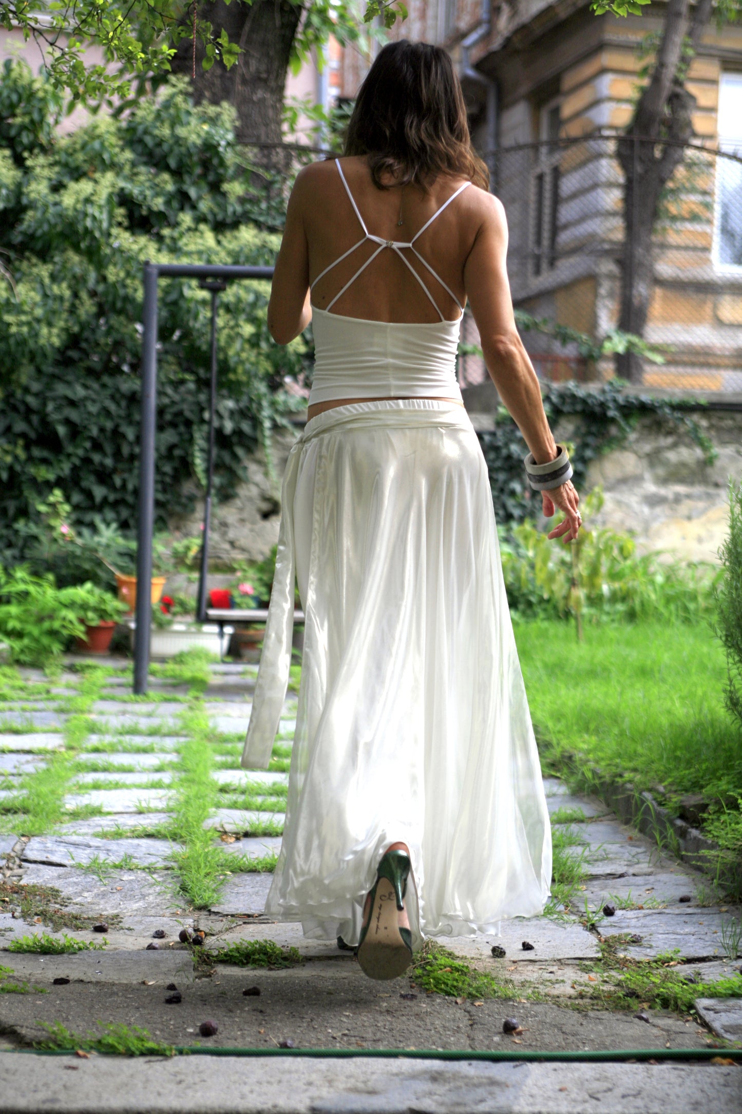 Brown elastic top BRAID