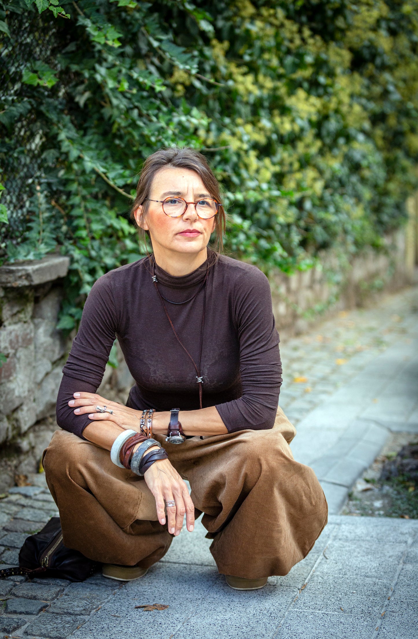 Pants - black from cold wool. We make it according to individual sizes.