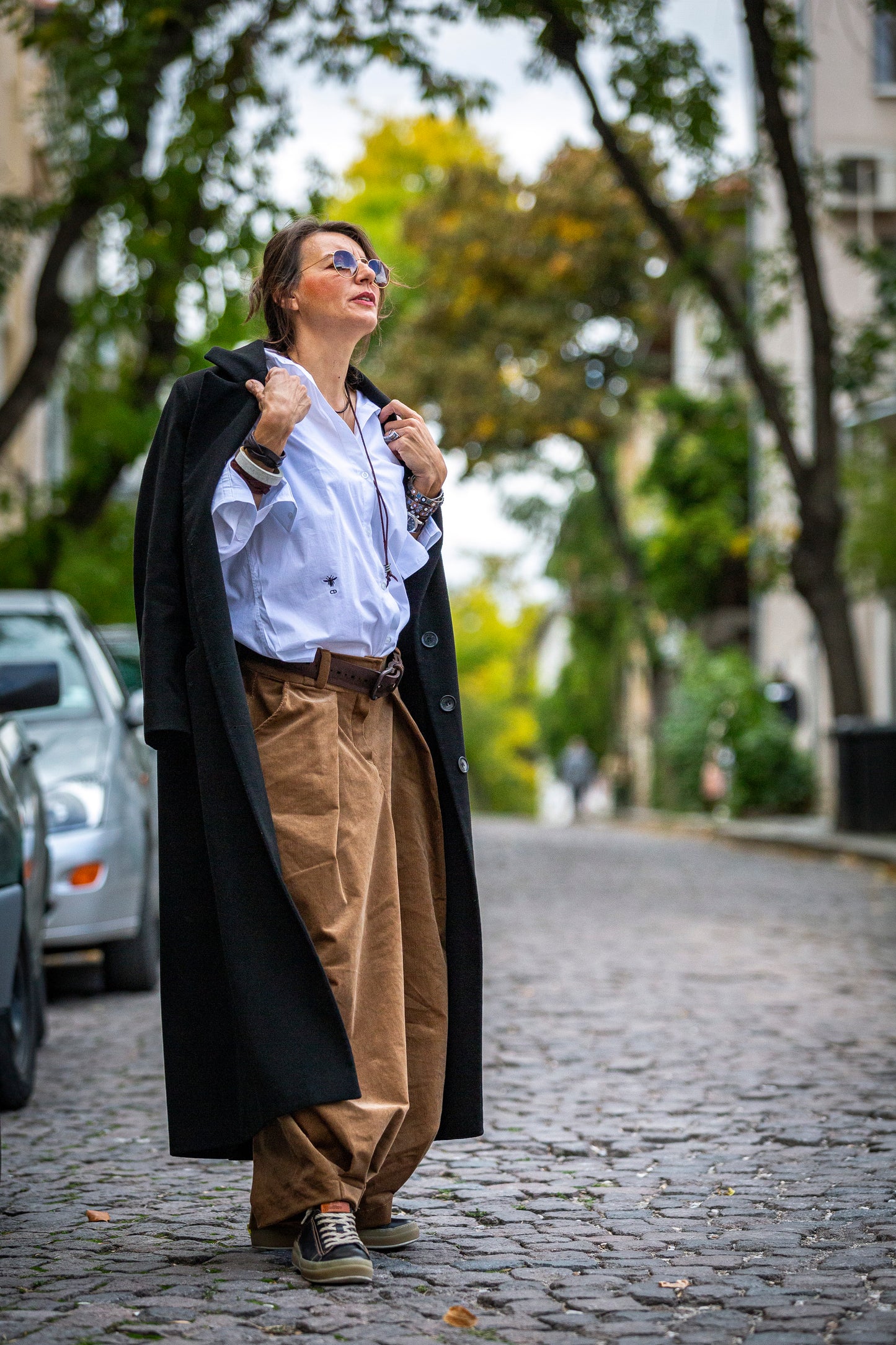 Pants - black from cold wool. We make it according to individual sizes.