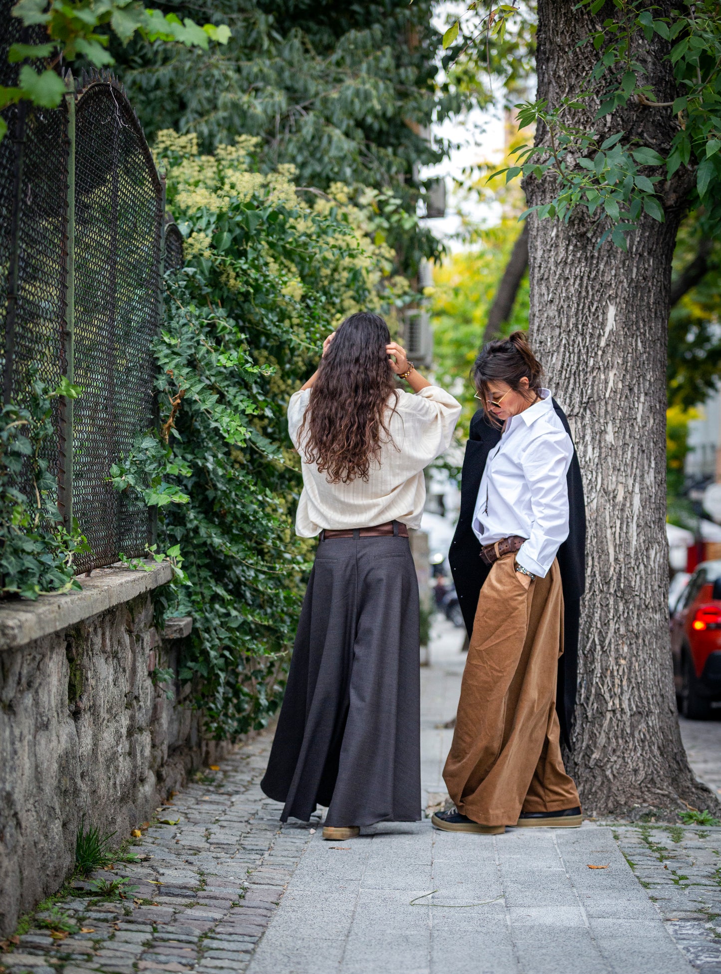 Pants - black from cold wool. We make it according to individual sizes.