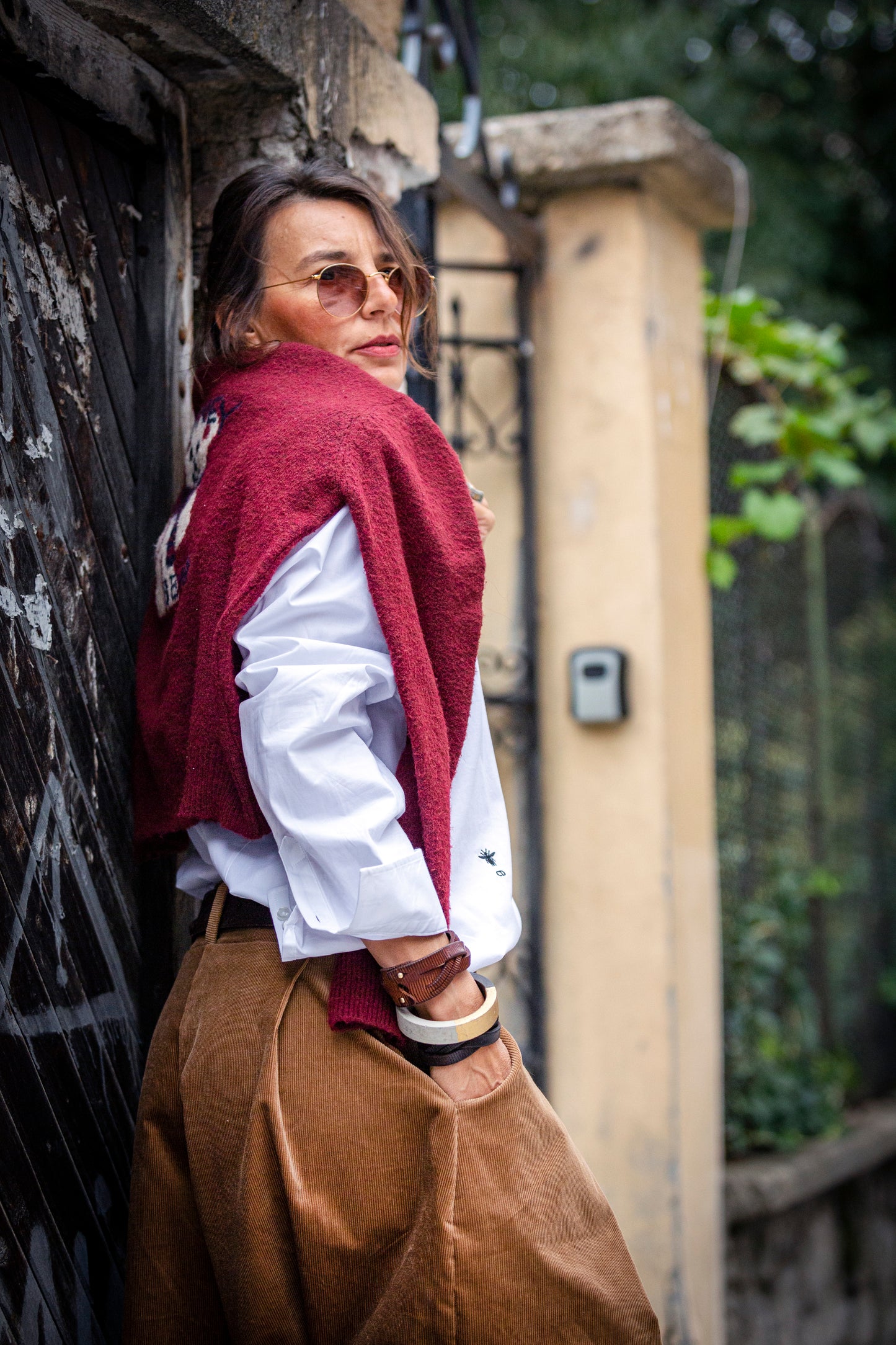 Pants - black from cold wool. We make it according to individual sizes.