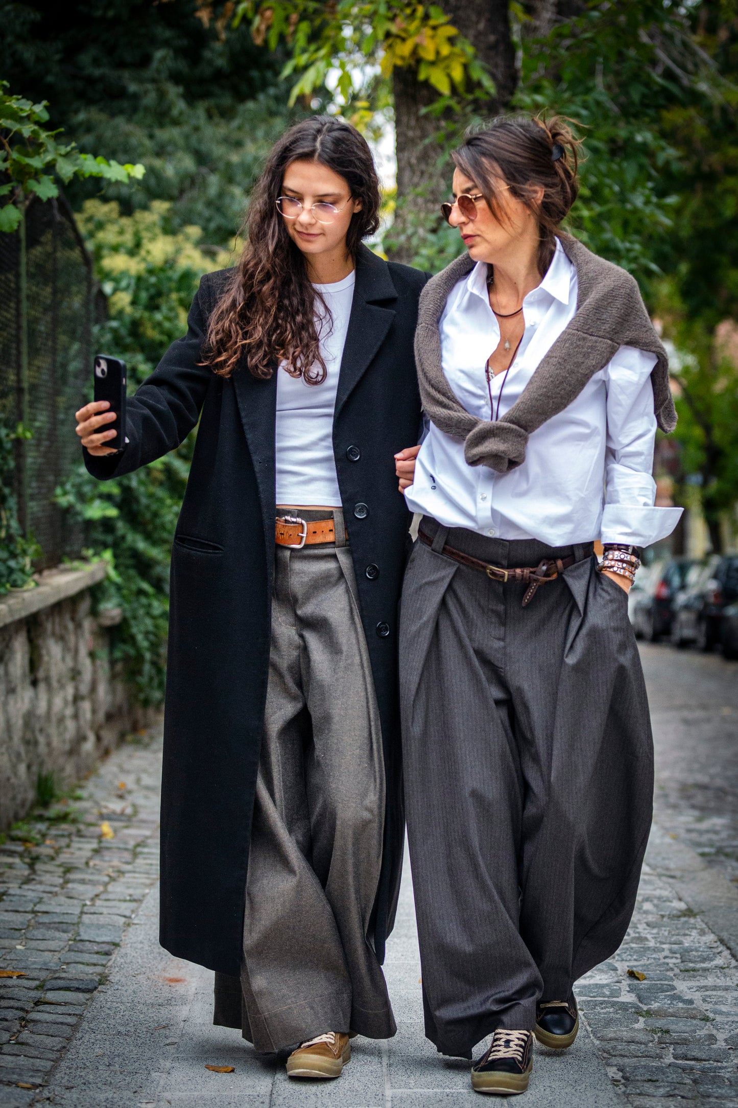 Pants - black from cold wool. We make it according to individual sizes.