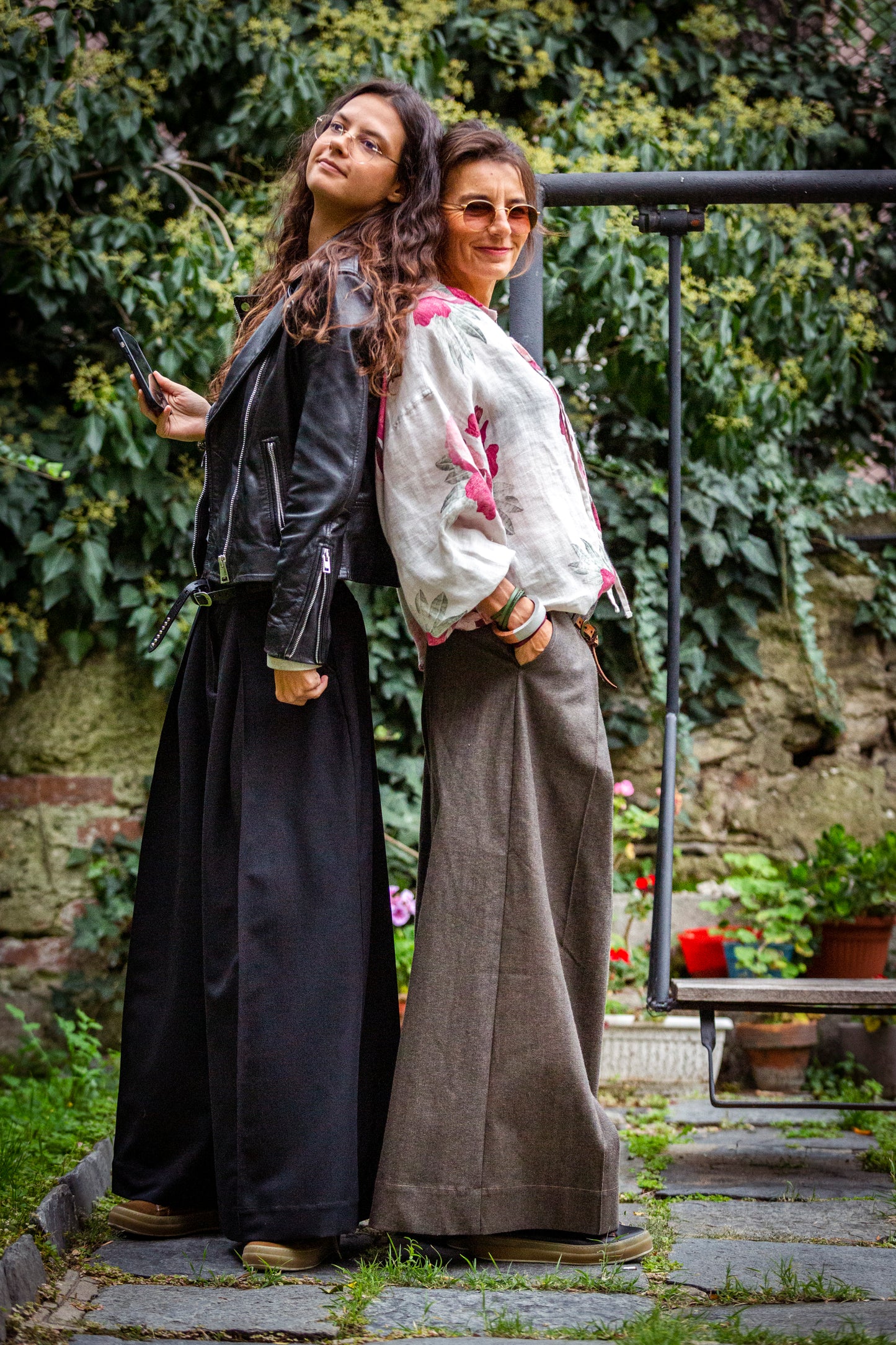 Pants - black from cold wool. We make it according to individual sizes.