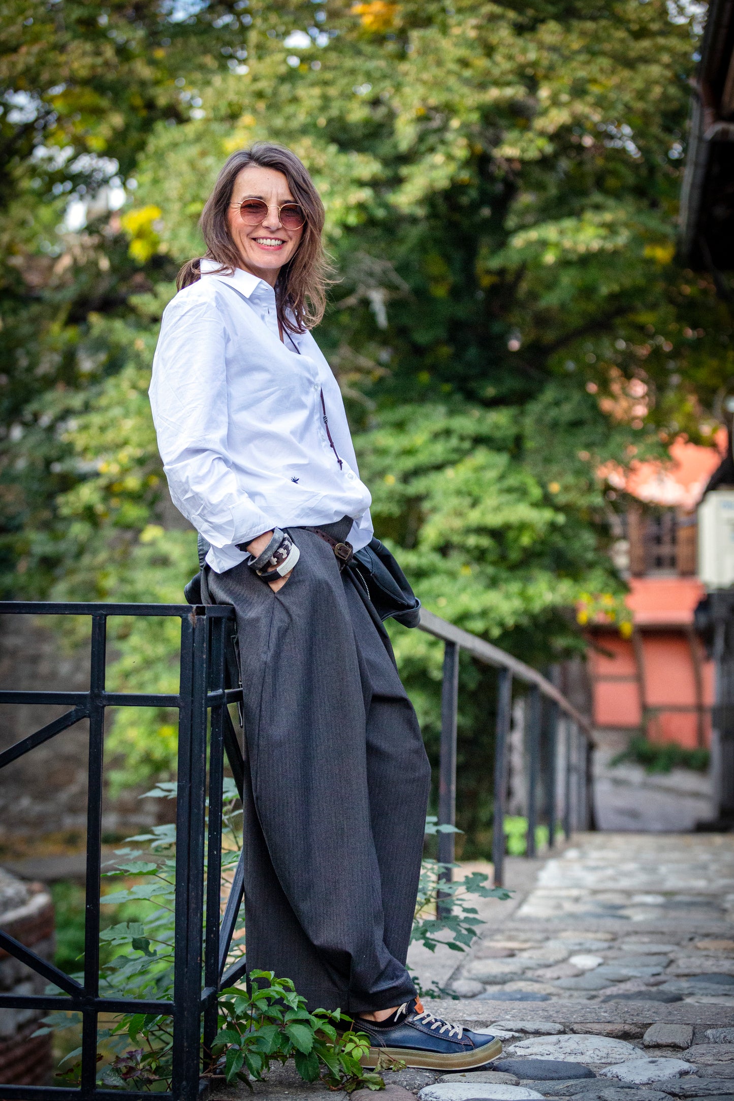 Pants - black from cold wool. We make it according to individual sizes.