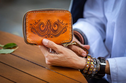 Women's genuine leather purse FENICE