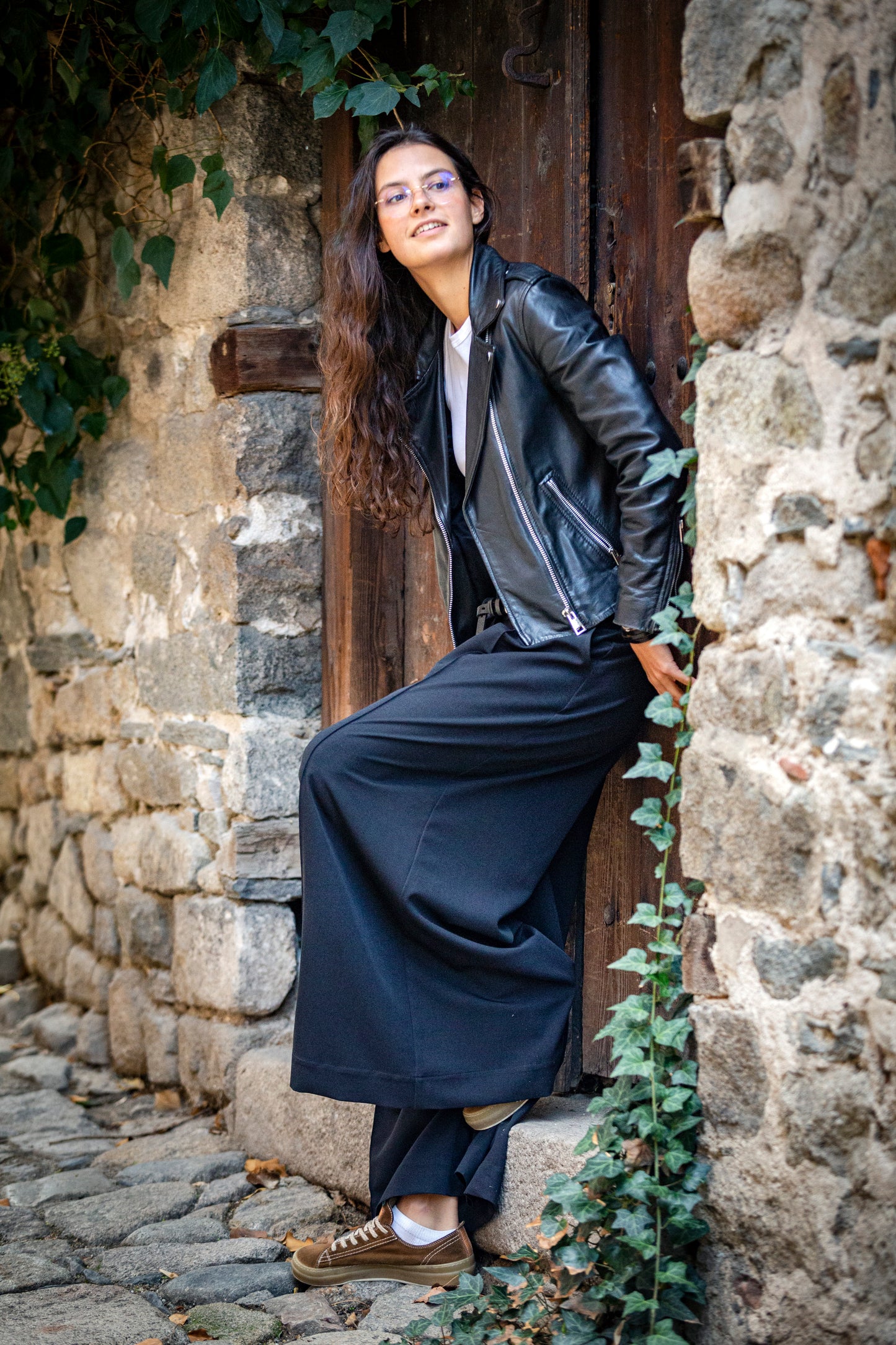 Pants - black from cold wool. We make it according to individual sizes.