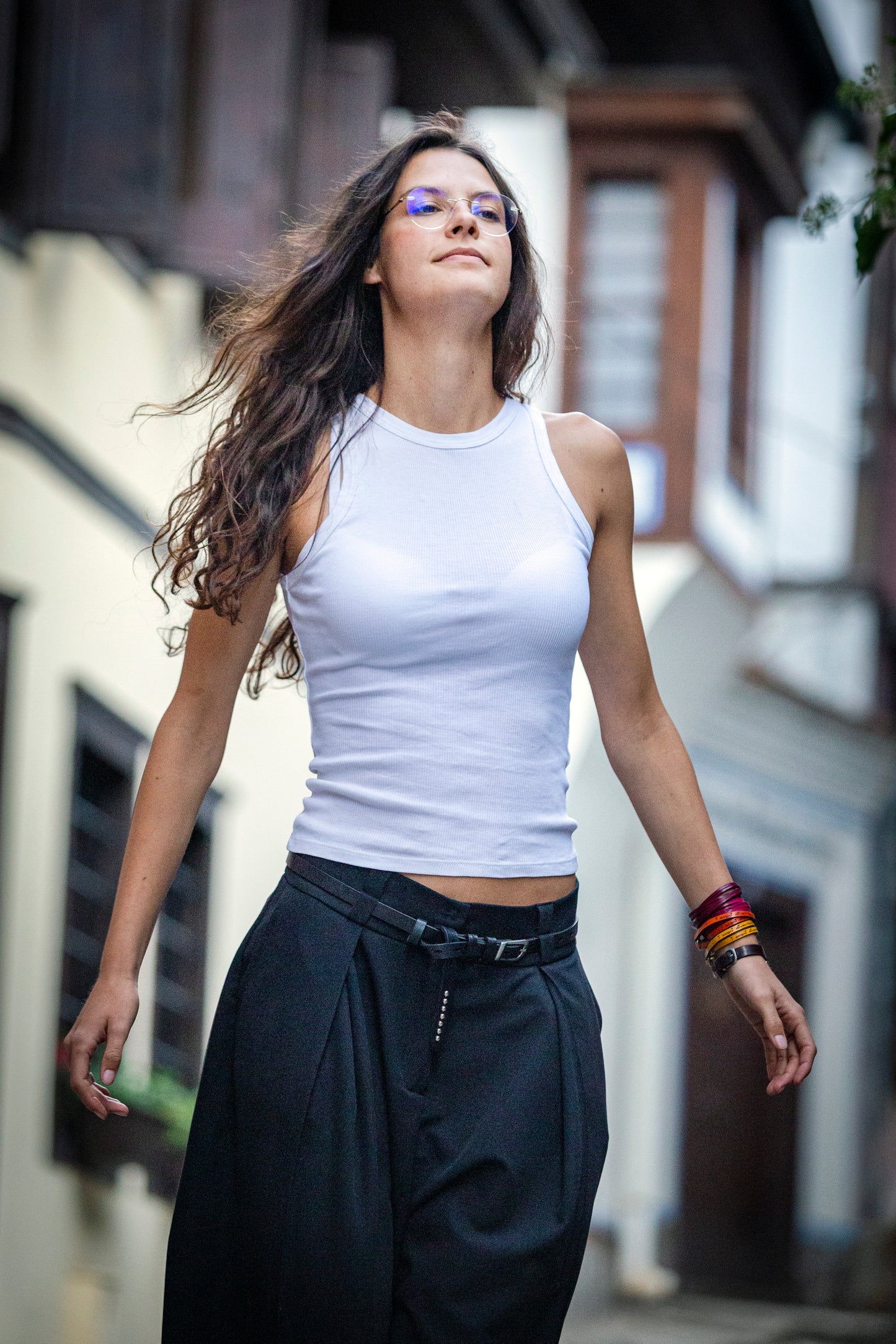 Pants - black from cold wool. We make it according to individual sizes.