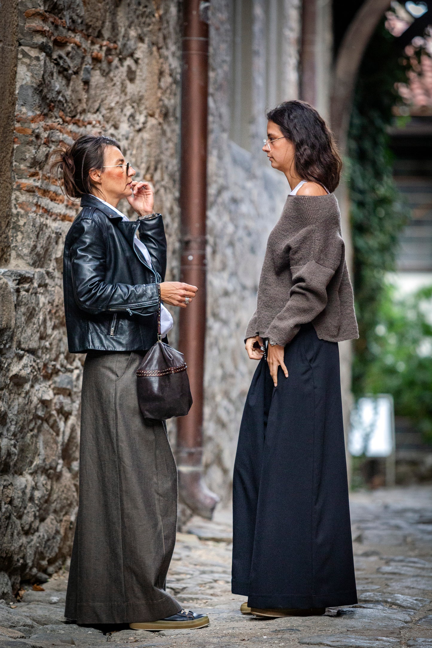 Pants - black from cold wool. We make it according to individual sizes.