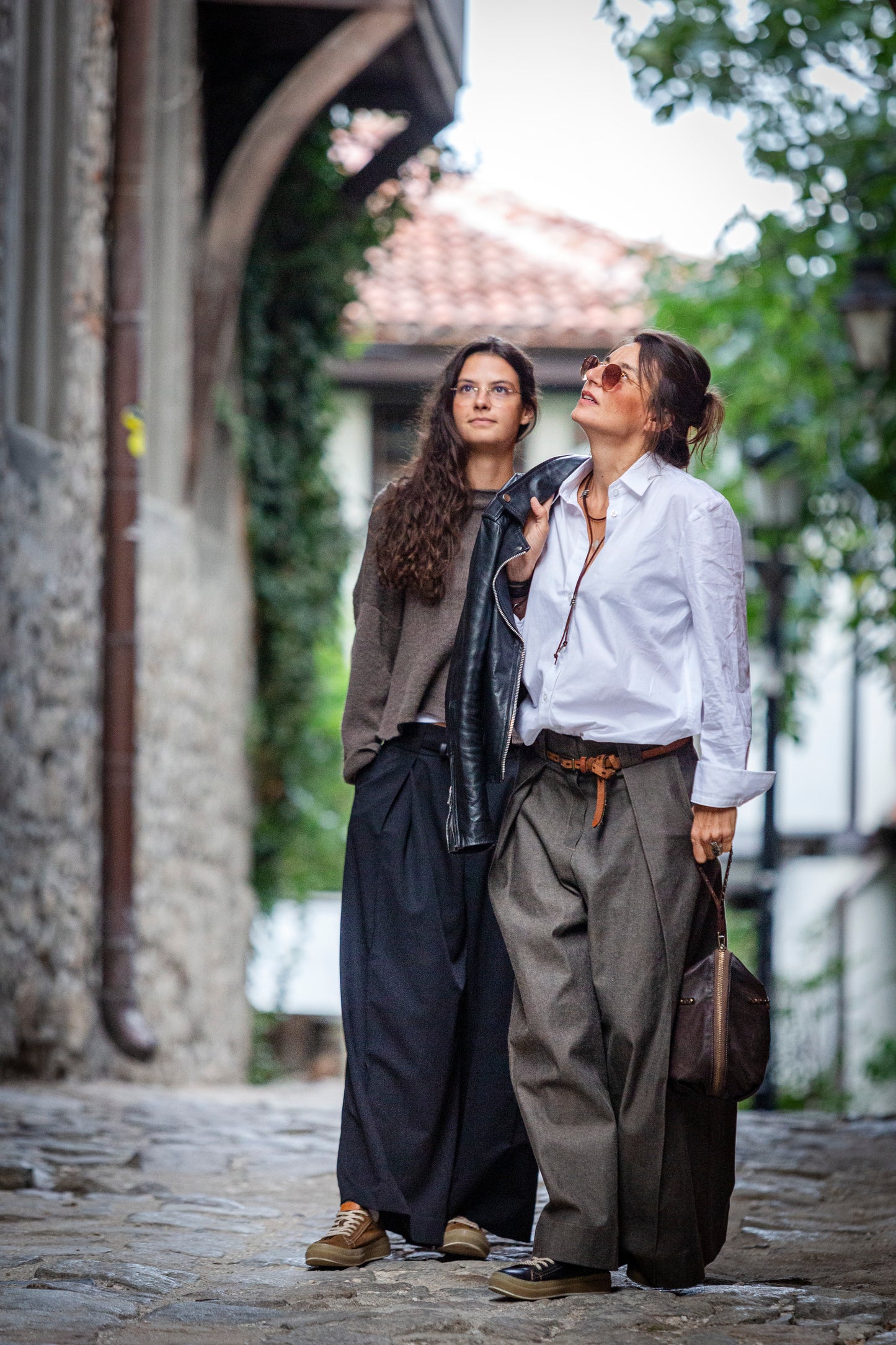 Pants - black from cold wool. We make it according to individual sizes.