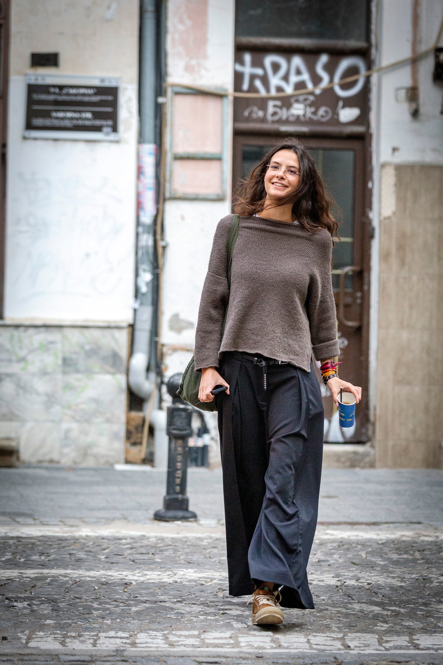 Pants - black from cold wool. We make it according to individual sizes.