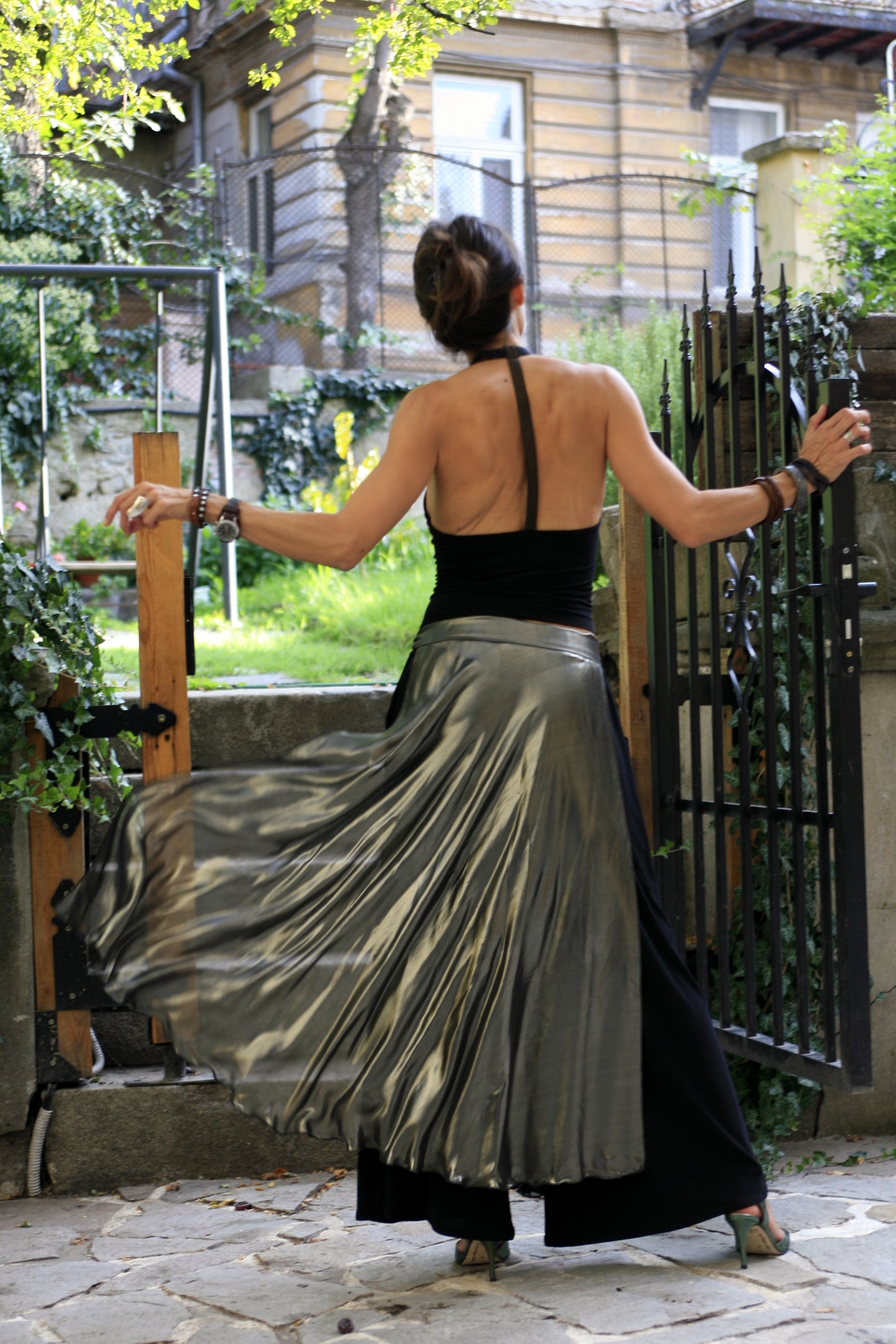 Brown elastic top BRAID