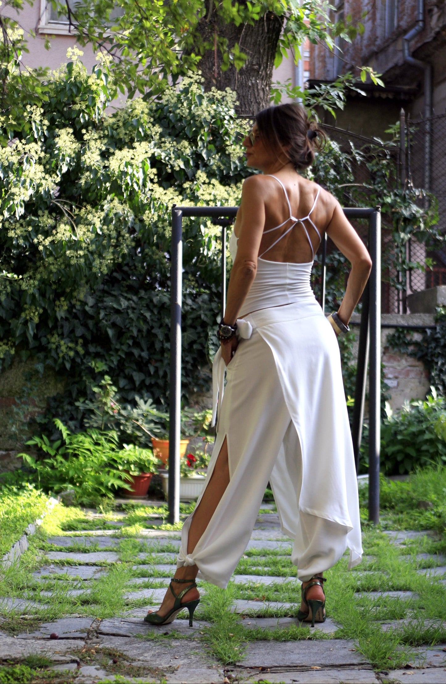 Brown elastic top BRAID