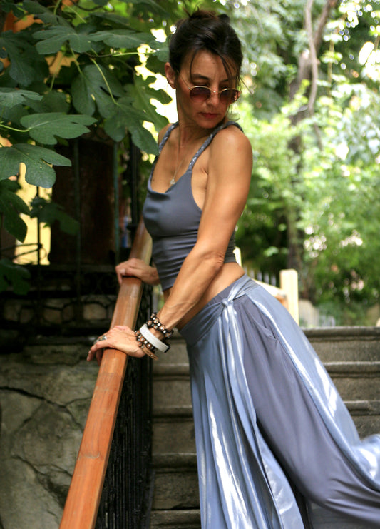Brown elastic top BRAID